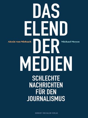 cover image of Das Elend der Medien